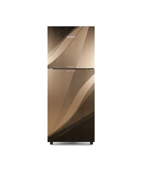 iShopping - Orient Marvel 330 Freezer-On-Top Refrigerator 12 Cu Ft Blaze Golden