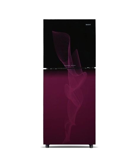 iShopping - Orient Crystal 410 Freezer-On-Top Refrigerator 13 Cu. Ft Purple Blaze