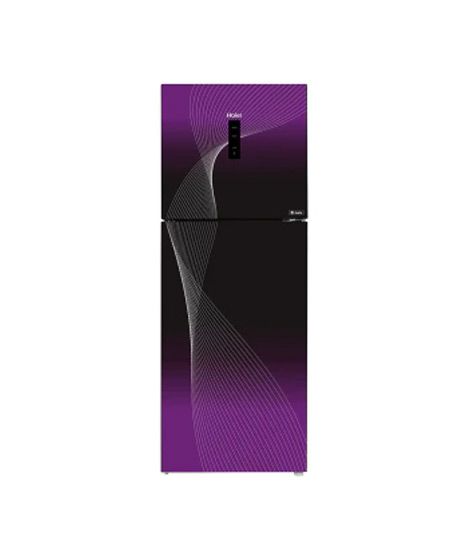 iShopping - Haier Digital Inverter Glass Door Freezer-on-Top Refrigerator 13 Cu Ft (HRF-368IA)