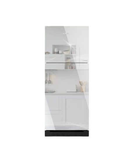 iShopping - Kenwood Invertech Inverter Glass Door Freezer-on-top Refrigerator 13 Cu Ft Glass (KRF-24457)