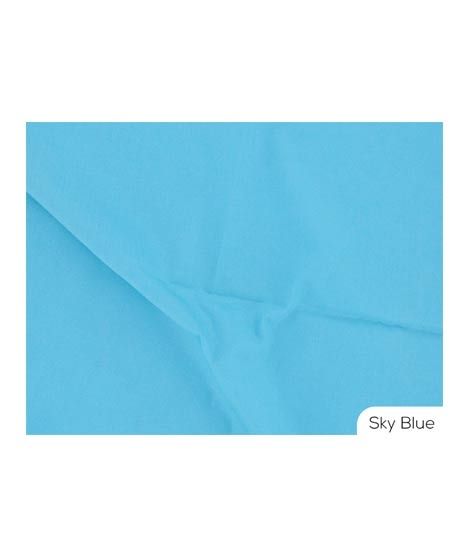 iShopping - Zarar Standard Cotton Unstitched Suit For Men - Sky Blue