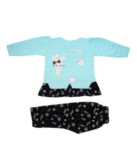 iShopping - Komfy Kitty Printed Baby Fancy Dress (NBG025)