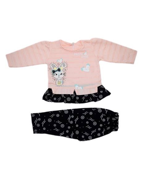 iShopping - Komfy Kitty Printed Baby Fancy Dress (NBG026)