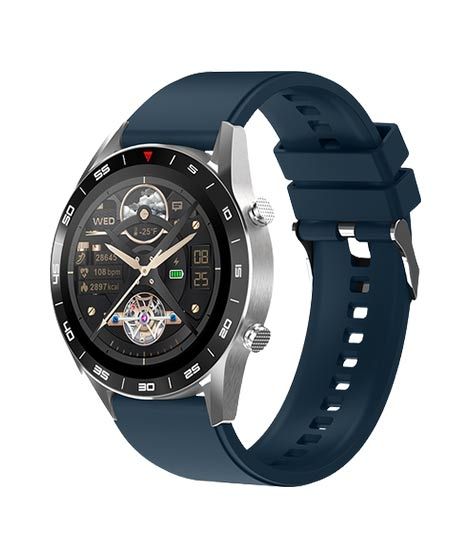 iShopping - Yolo Fortuner Pro Calling Smart Watch Silver/Blue