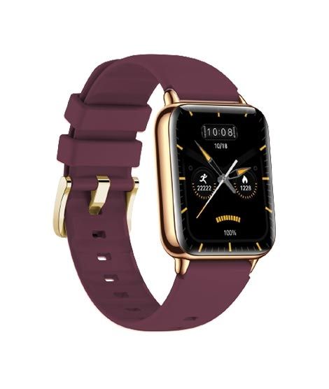 iShopping - Yolo Supreme Calling Smart Watch Amber Red