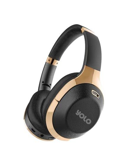 iShopping - Yolo Mars H1 Bluetooth Headphone-Gold