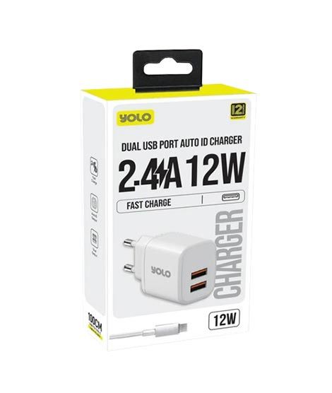 iShopping - Yolo 12W Dual USB Charger (Y-101)