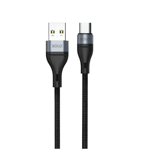 iShopping - Yolo USB To Type-C Cable Black (Y-072)