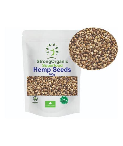 iShopping - Strong Organic Superfood Hemp Seeds - 100gm