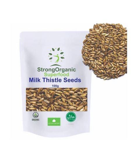 iShopping - Organic Superfoods Milk Thistle Seeds - 100gm