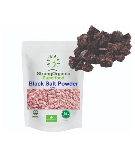 iShopping - Organic Superfoods Black Salt Powder - 100gm