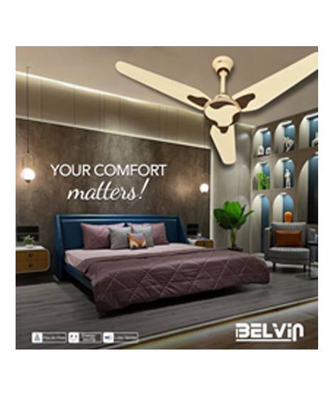 iShopping - Belvin Magnum Platinum Ceiling Fan - Cream