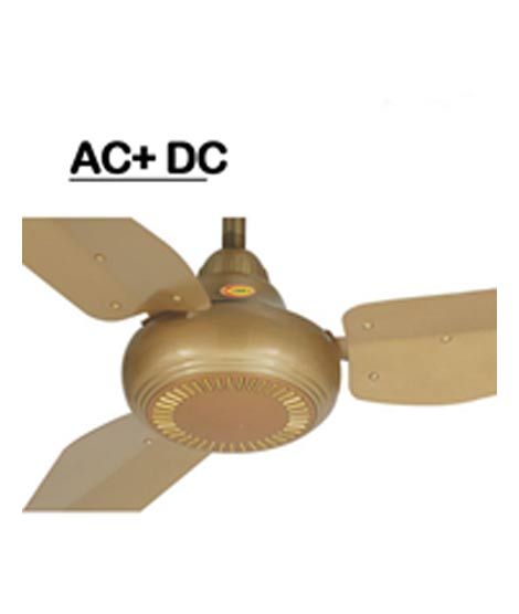 iShopping - Yashica 56" AC+DC Sparkle Ceiling Fan - Golden
