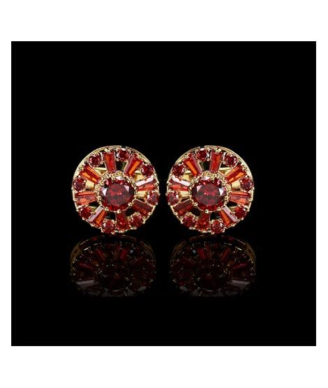 iShopping - Cufflers Designer Round Diamond Cufflinks (3016-A)
