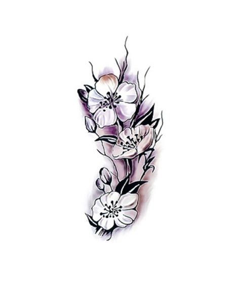 iShopping - Ferozi Traders Dark Rose Flowers Tattoo Sticker