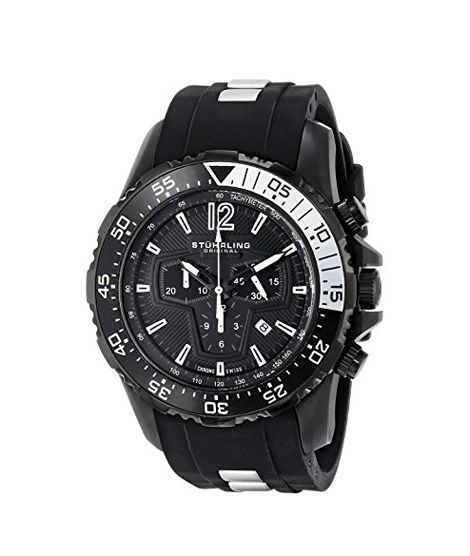 iShopping - Stuhrling Original Enterprise II Men's Watch Black (529.33B713)