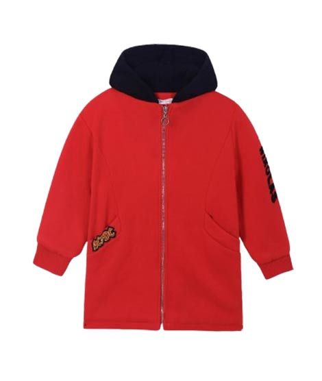 iShopping - HnH Marketing Fleece Zipper Hoodie For Women Red-Medium