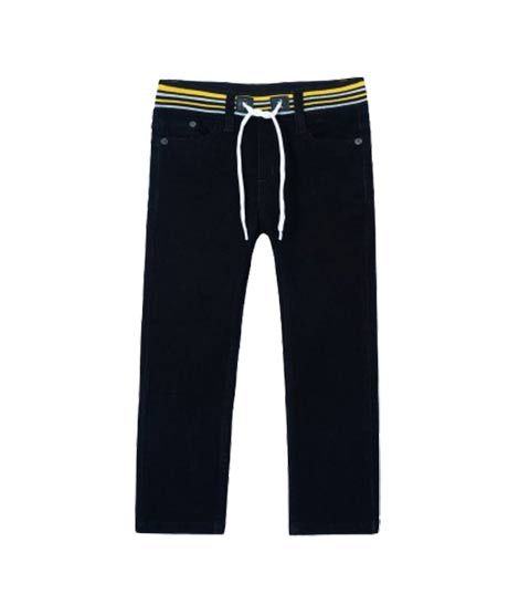iShopping - HnH Marketing Adjustable Stretch Navy Jeans For Men-Black-4 Year