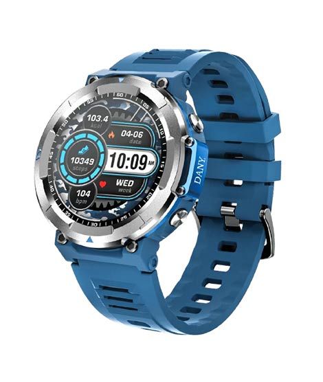 iShopping - Dany D-Force Smart Watch-Steel Blue