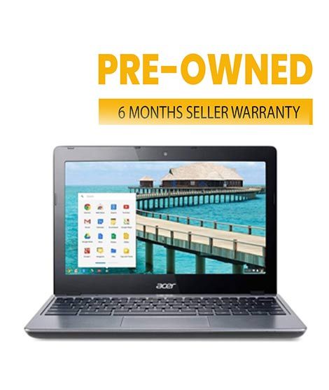 iShopping - Acer Chromebook C740 11.6 Inches HD plus Display 2GB Ram 128GB SSD Free Laptop Bag