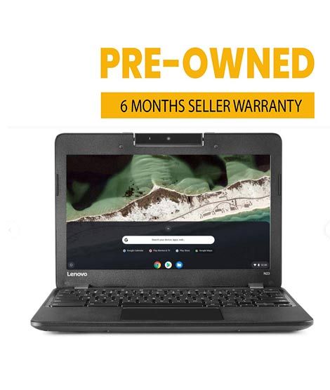 iShopping - Lenovo N23 Chromebook 11.6" Intel Celeron N3060 2.40 GHz Processor 4GB RAM 16GB SSD Rotating Webcam Wi-Fi HDMI Bluetooth Free Laptop Bag