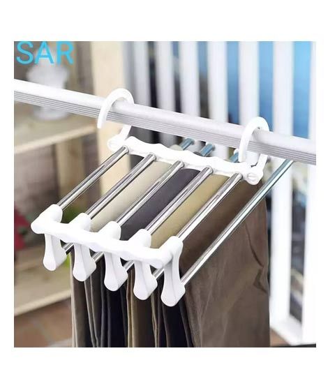 iShopping - Easy Shop 5 in 1 Folding Stainless Steel Hanger