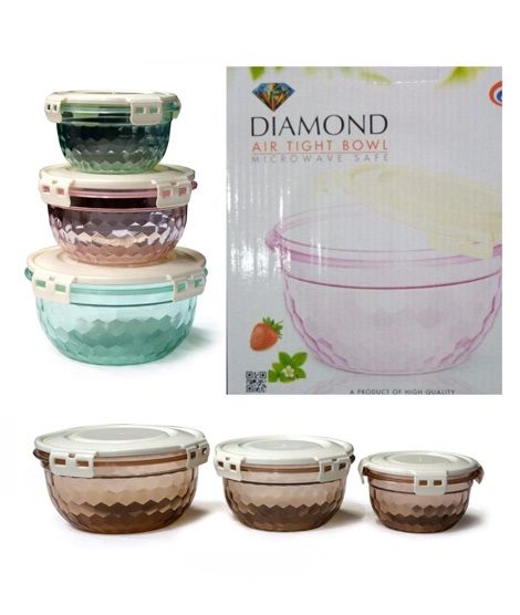 iShopping - Easy Shop Acrylic Air Tight Box Pack Of 3