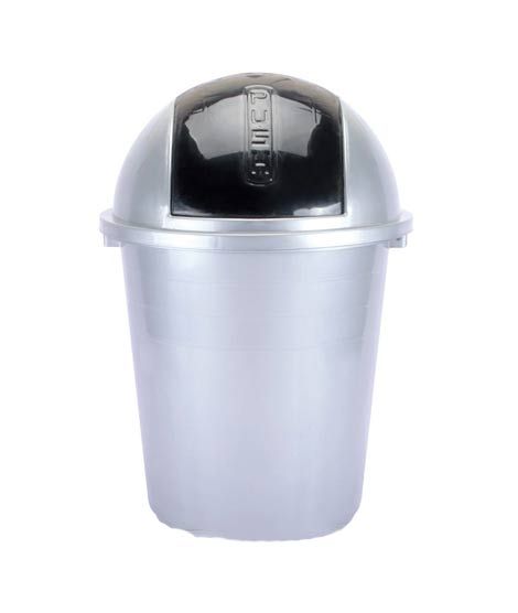 iShopping - Easy Shop Fiber 50 Ltr Garbage Dustbin with Puch Flap