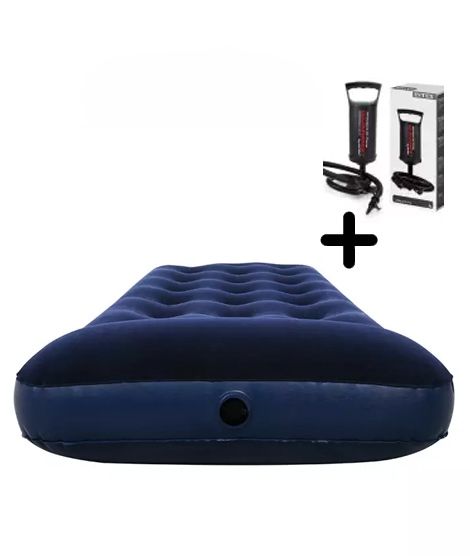 iShopping - Easy Shop Inflatable Airbed Mattress With Manual Pump