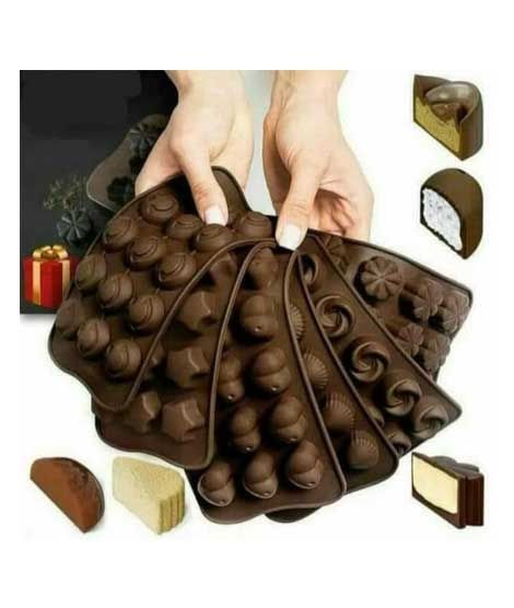 iShopping - Easy Shop Silicone Chocolate Mold Brown