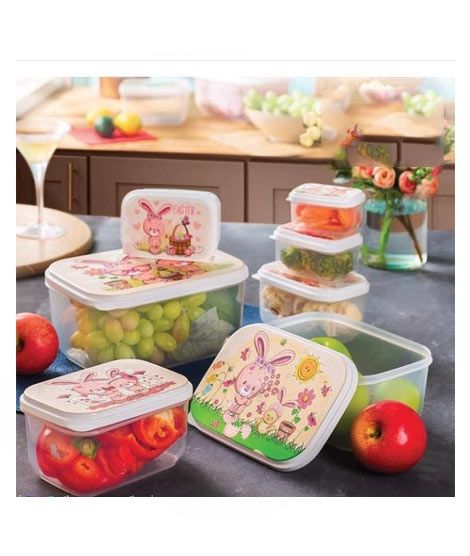 iShopping - Easy Shop Square Storage Container Pack Of 4