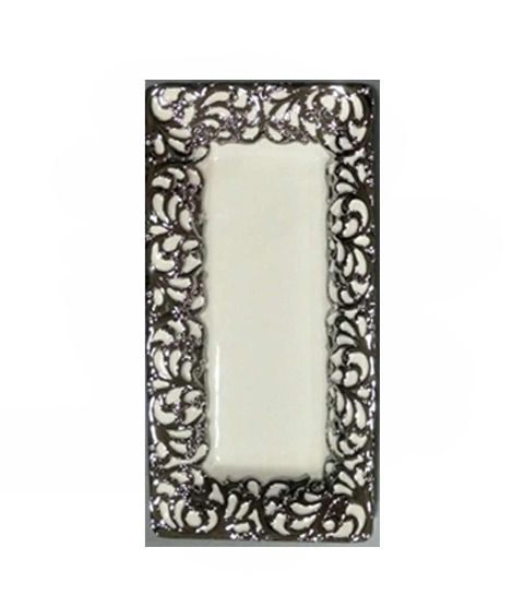 iShopping - Easy Shop Stylish Serving Plate Silver 