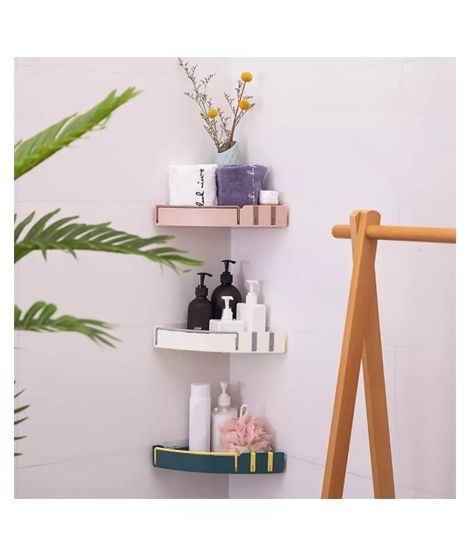 iShopping - Easy Shop Wall Attached Triangle Washroom Storage Holder