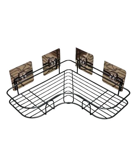 iShopping - Easy Shop Wall Mounted Steel Corner Rack For Bathroom