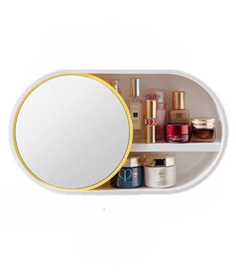 iShopping - Easy Shop Washroom Cabinet With Attached Mirror