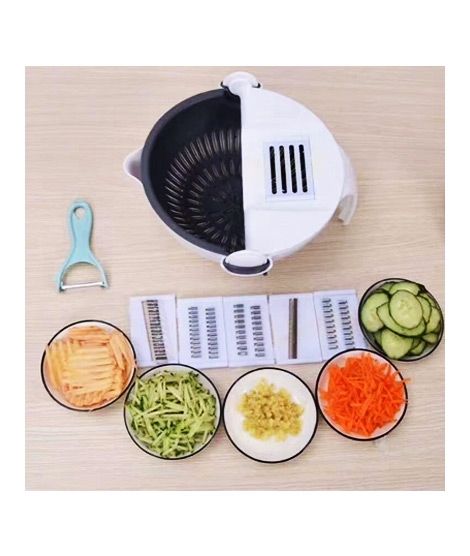 iShopping - Easy Shop Wet Basket Vegetable Cutter Grey