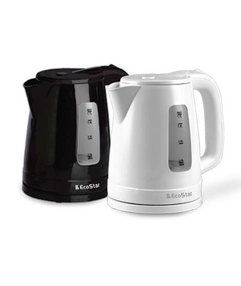 iShopping - Ecostar SDA Plastic Electric Kettle 1.7 Ltr (EH-KE110-W/B)