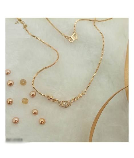 iShopping - Effy Collections Gold Plated Chain Locket (DC-0153)