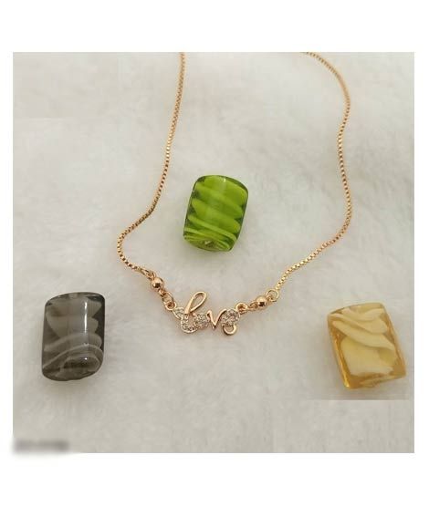 iShopping - Effy Collections Gold Plated Chain Locket (DC-0156)