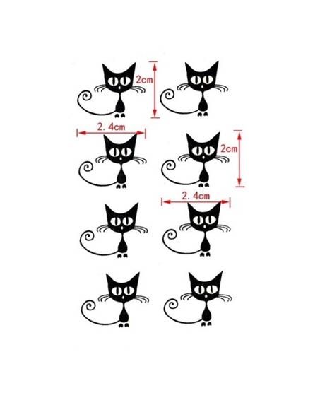 iShopping - Ferozi Traders Black Cat Waterproof Tattoo