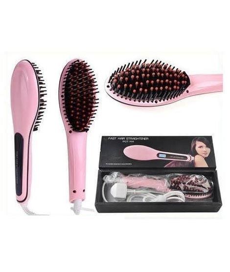 iShopping - Smart Accessories Fast Hair Brush straightener Pink