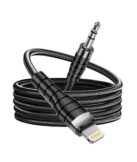 iShopping - Faster Lightning to 3.5mm Port Audio Aux Cable 1.5m (M1)