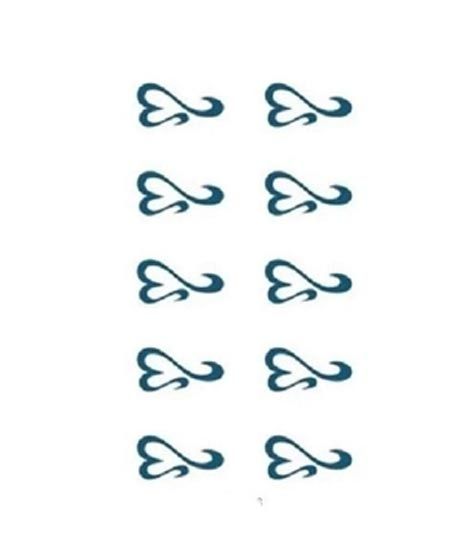 iShopping - Ferozi Traders Love Totem Design Temporary Tattoo Sticker
