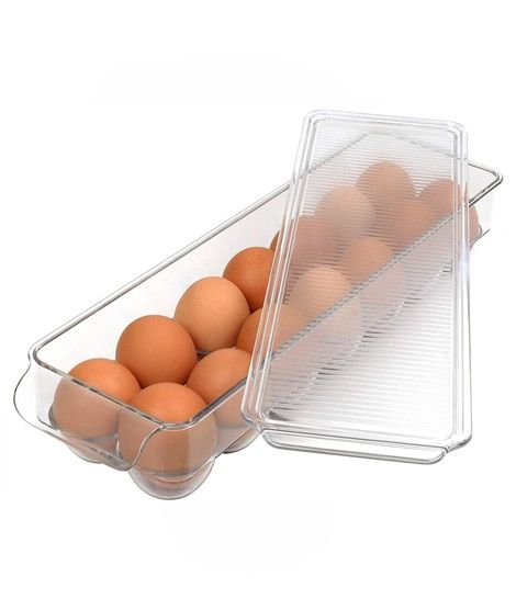 iShopping - G-Mart 12 Grids Egg Storage Box Tray With Lid
