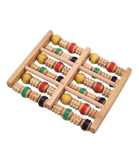 iShopping - G-Mart Byepain Wooden Foot Massage Roller