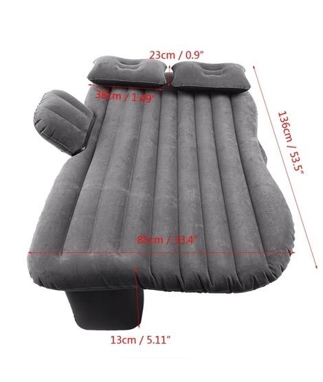iShopping - G-Mart Car Air Mattress Travel Bed Grey
