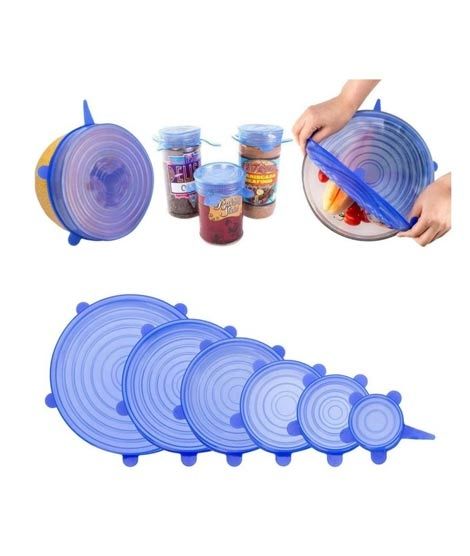 iShopping - G-Mart Silicone Food Storage Bowl Cover 6Pcs