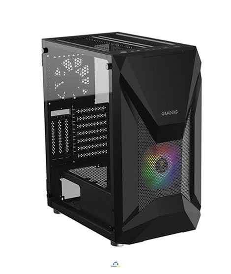 iShopping - Gamdias Athena E1 Elite RGB Tempered Glass Mid-Tower Gaming Case Black