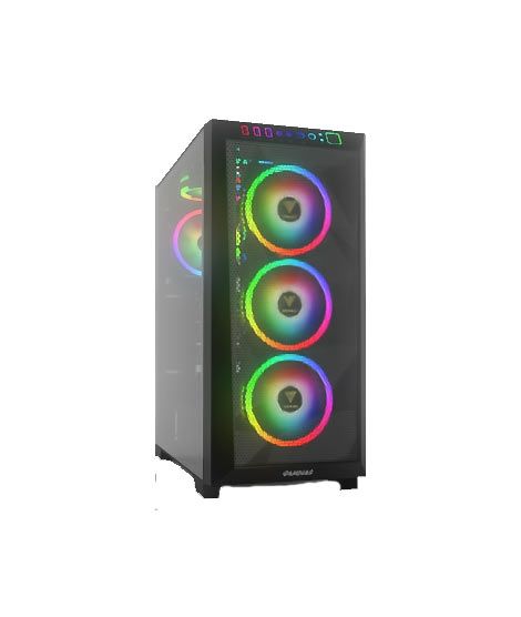iShopping - Gamdias Athena M1 Elite RGB Tempered Glass Mid-Tower Gaming Case Black
