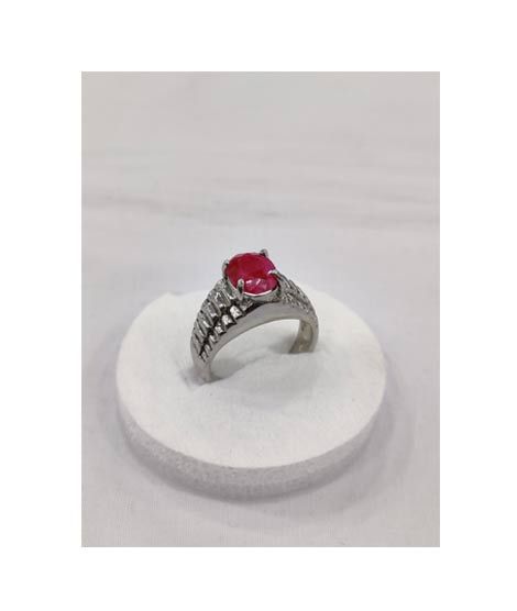 iShopping - Gilgit Bazaar Ruby Stone Silver Ring (21)